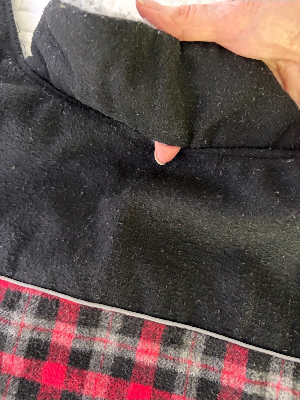Dog Black & Red Buffalo Plaid Reversible jacket - Picture 11 of 11